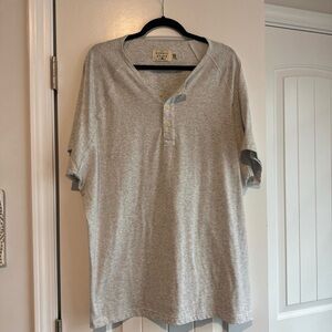 The Normal Brand Light Gray Henley Shirt